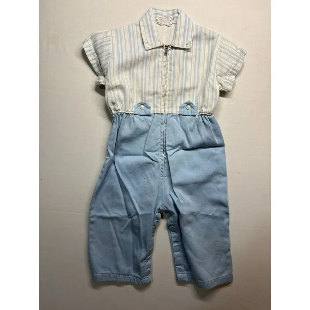 Vintage 50s-60s Boys One Piece Romper